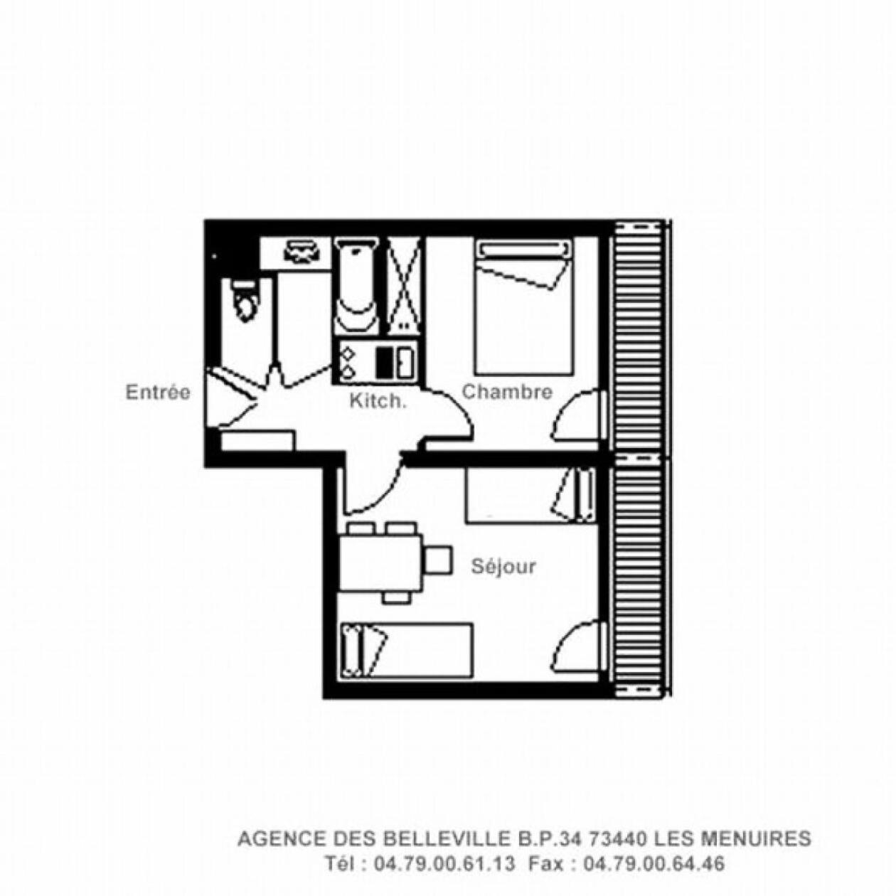 Residence Chaviere - Appartement Agreable - Au Pieds Des Pistes - Balcon Mae-2384 Saint-Martin-de-Belleville Buitenkant foto